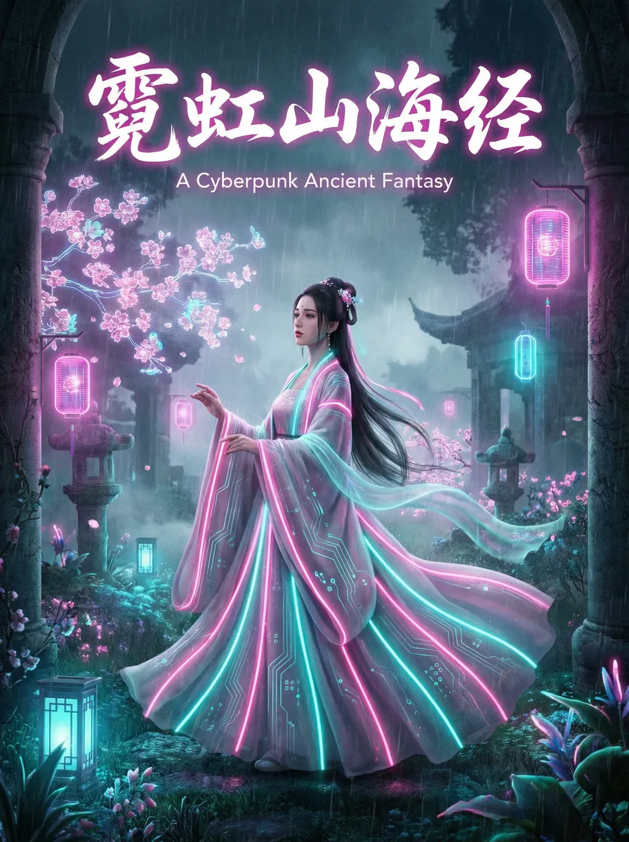 秋葵加油站APP免费下载苹果 古风奇缘短剧 - 霓虹山海经海报